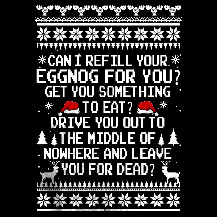 Can I Refill Your Eggnog Funny Christmas Vacation Quote 16 in Basic Backpack