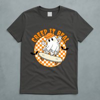 Creep It Real Skater Ghost Halloween Retro T-Shirt