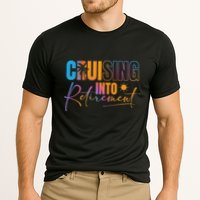 Cruising Into Retirement Journey Cruise Squad Family Cooling Performance Crew T-Shirt