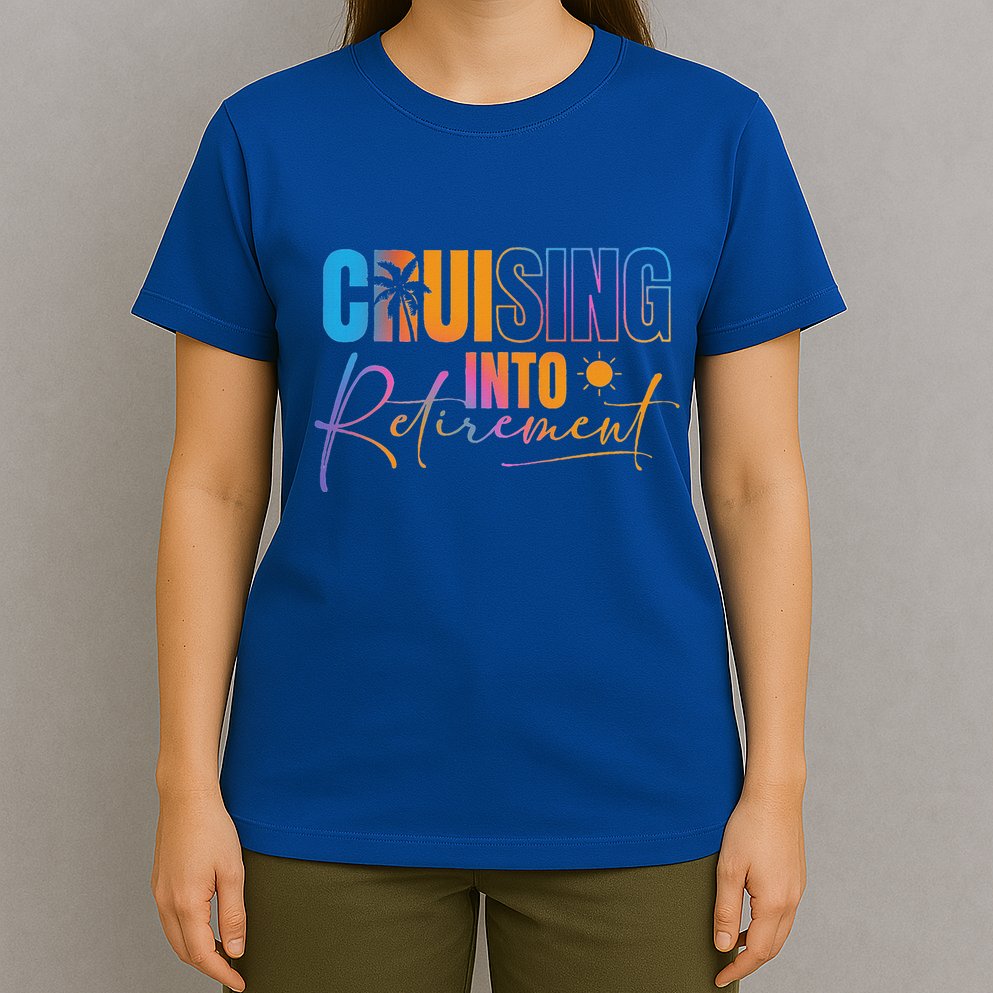 Cruising Into Retirement Journey Cruise Squad Family T-Shirt