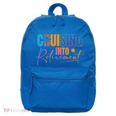 Cruising Into Retirement Journey Cruise Squad Family 16 in Basic Backpack