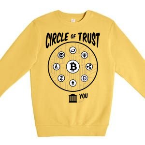 Circle Of Trust Cryptocurrency Premium Crewneck Sweatshirt