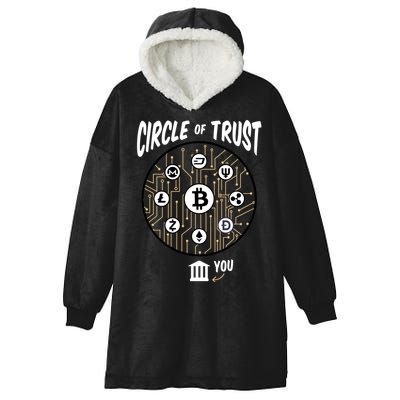 Circle Of Trust Cryptocurrency Hooded Wearable Blanket