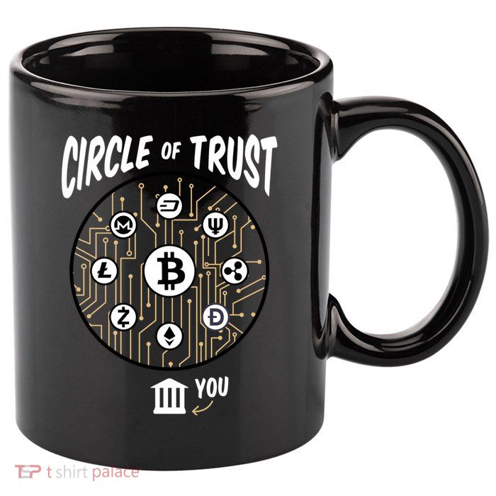 Circle Of Trust Cryptocurrency 11oz C Handle Ceramic Mug