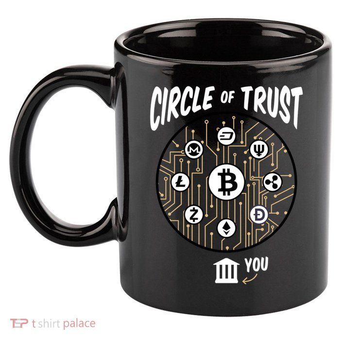 Circle Of Trust Cryptocurrency 11oz C Handle Ceramic Mug