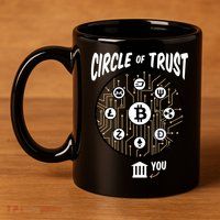 Circle Of Trust Cryptocurrency 11oz C Handle Ceramic Mug