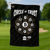 Circle Of Trust Cryptocurrency Golf Towel