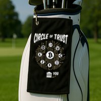 Circle Of Trust Cryptocurrency Golf Towel