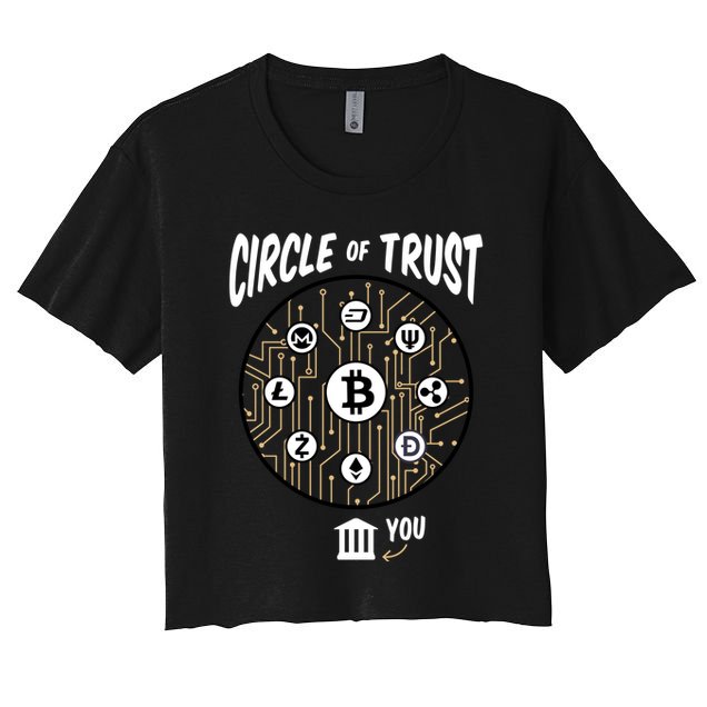 Circle Of Trust Cryptocurrency Crop Top