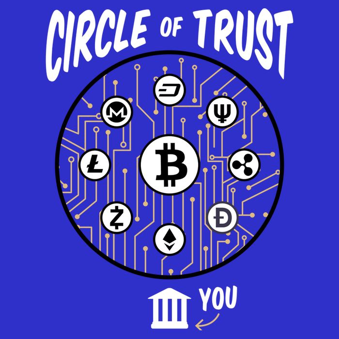 Circle Of Trust Cryptocurrency T-Shirt