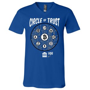 Circle Of Trust Cryptocurrency V-Neck T-Shirt