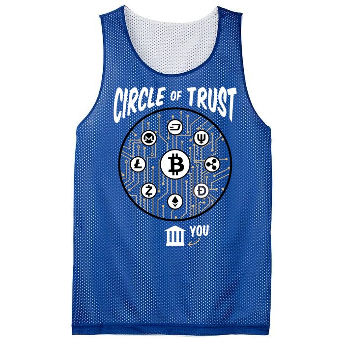 Circle Of Trust Cryptocurrency Mesh Reversible Basketball Jersey Tank