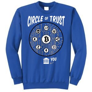 Circle Of Trust Cryptocurrency Tall Sweatshirt