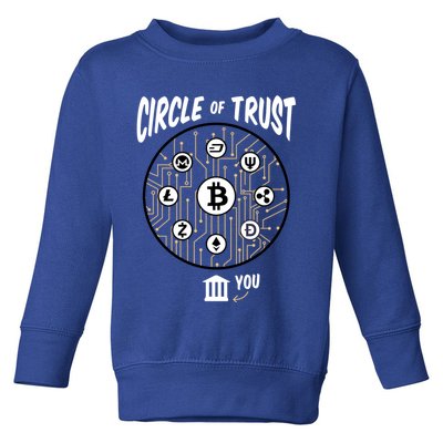 Circle Of Trust Cryptocurrency Toddler Sweatshirt