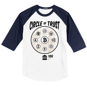 Circle Of Trust Cryptocurrency Baseball Sleeve Shirt