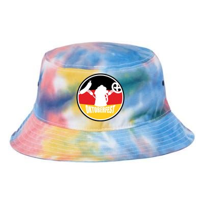 Circle Oktoberfest Logo Tie Dye Newport Bucket Hat