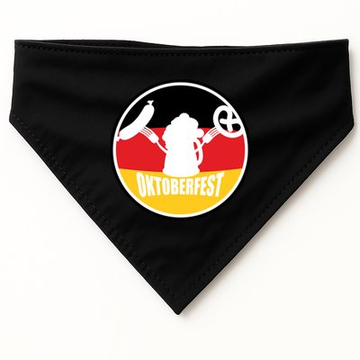 Circle Oktoberfest Logo USA-Made Doggie Bandana