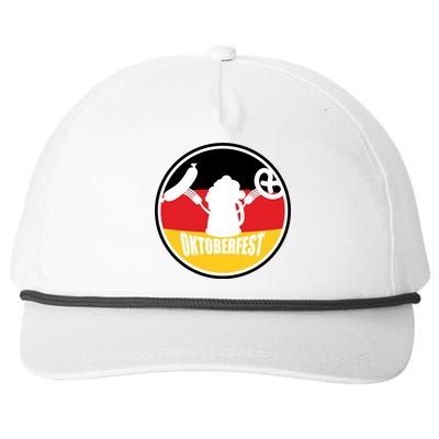 Circle Oktoberfest Logo Snapback Five-Panel Rope Hat