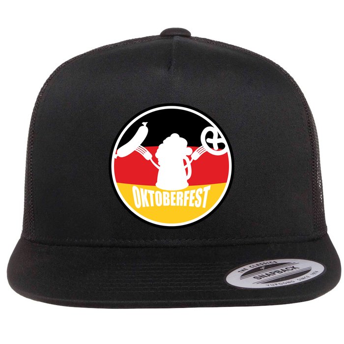 Circle Oktoberfest Logo Flatbill Hat