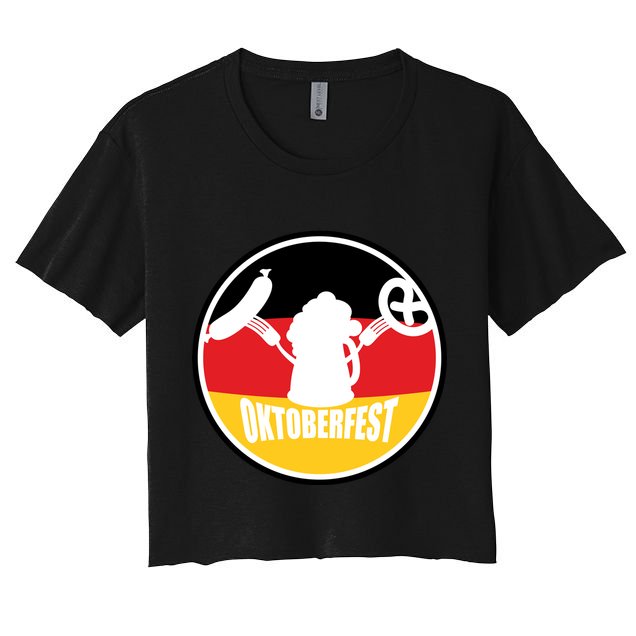 Circle Oktoberfest Logo Crop Top