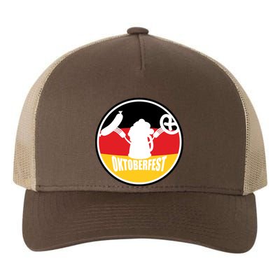 Circle Oktoberfest Logo Yupoong Adult 5-Panel Trucker Hat