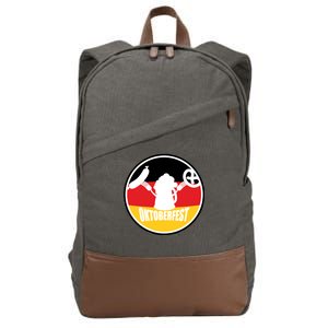 Circle Oktoberfest Logo Cotton Canvas Backpack