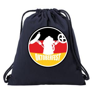 Circle Oktoberfest Logo Drawstring Bag