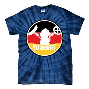 Circle Oktoberfest Logo Tie-Dye T-Shirt