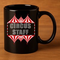 Circus Staff 11oz C Handle Ceramic Mug