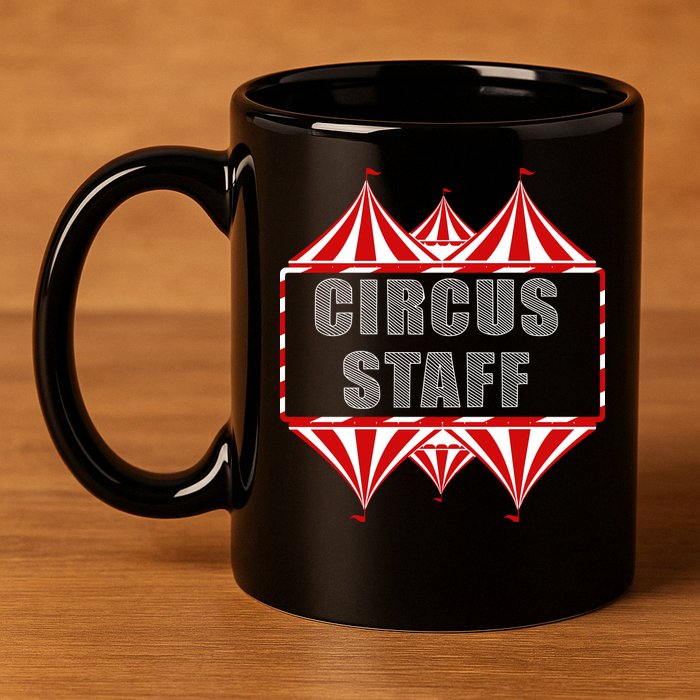Circus Staff 11oz C Handle Ceramic Mug