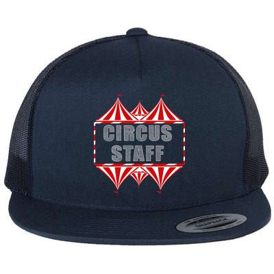 Circus Staff Flat Bill Trucker Hat