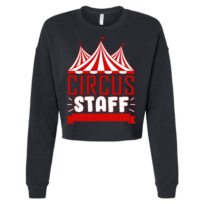 Circus Staff Funny Clown Movie Cropped Pullover Crew