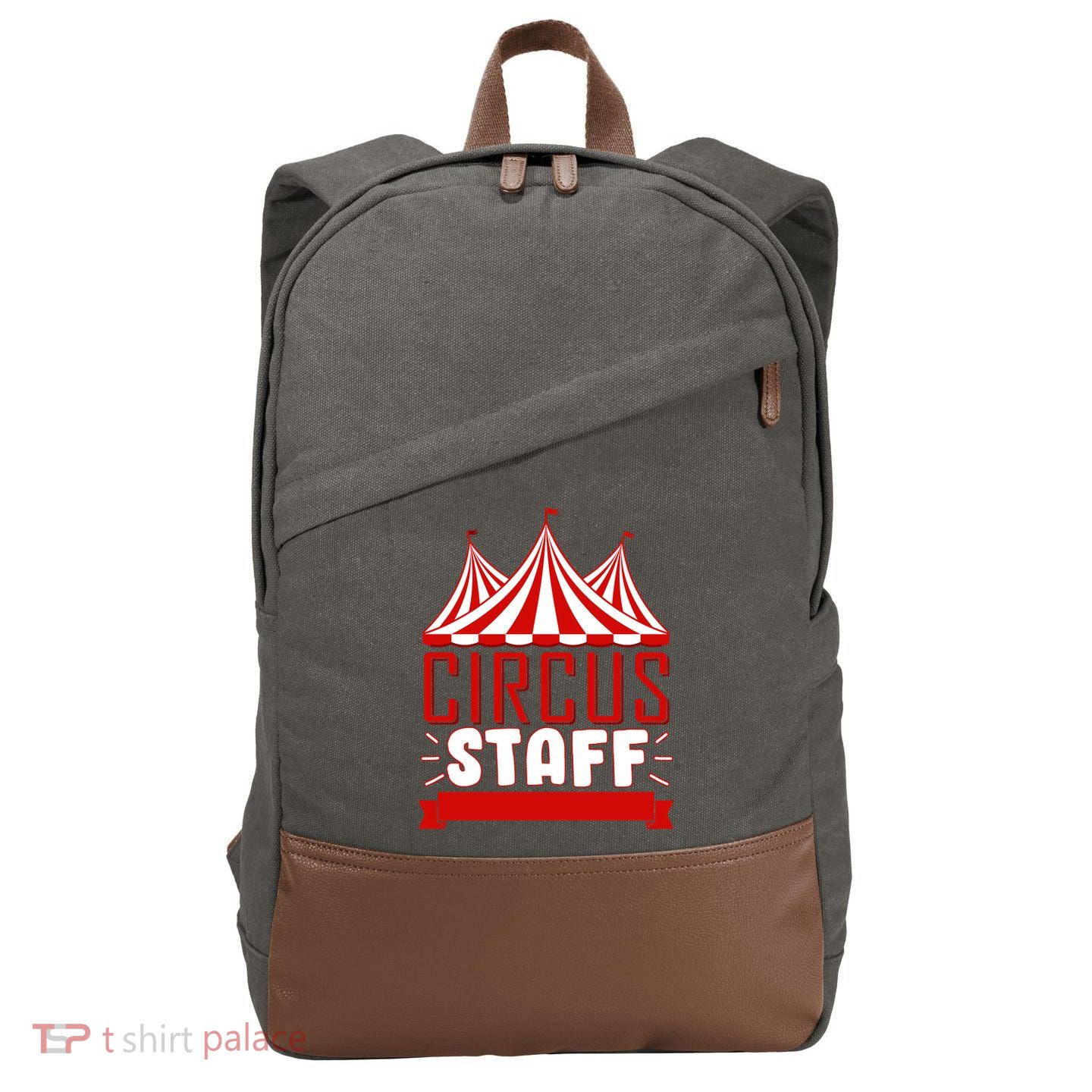 Circus Staff Funny Clown Movie Cotton Canvas Backpack