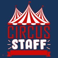 Circus Staff Funny Clown Movie Button