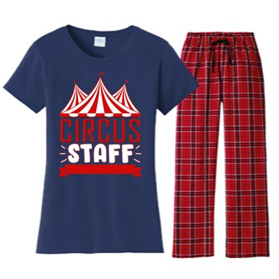 Circus Staff Funny Clown Movie Women's Flannel Pajama Set