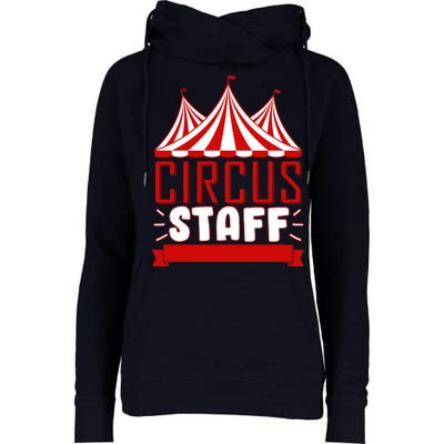 Circus Staff Funny Clown Movie Womens Funnel Neck Pullover Hood