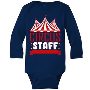 Circus Staff Funny Clown Movie Baby Long Sleeve Bodysuit