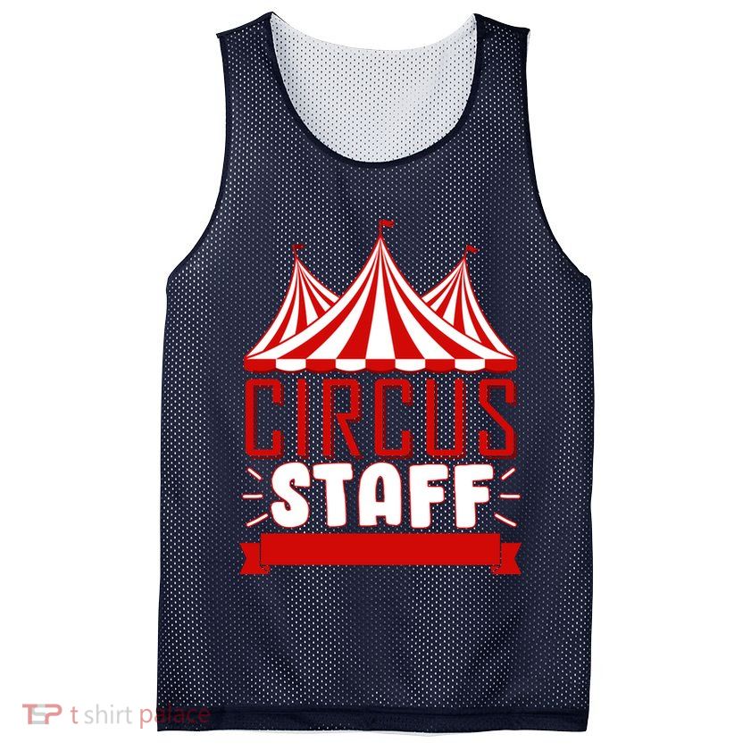 Circus Staff Funny Clown Movie Mesh Reversible Basketball Jersey Tank