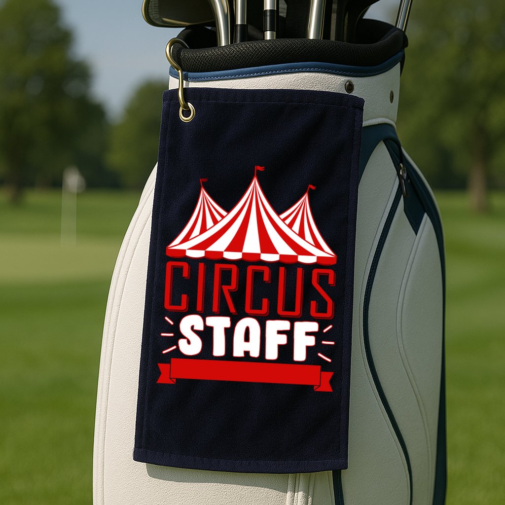 Circus Staff Funny Clown Movie Golf Towel