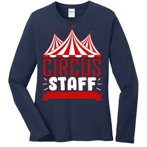 Circus Staff Funny Clown Movie Ladies Long Sleeve Shirt