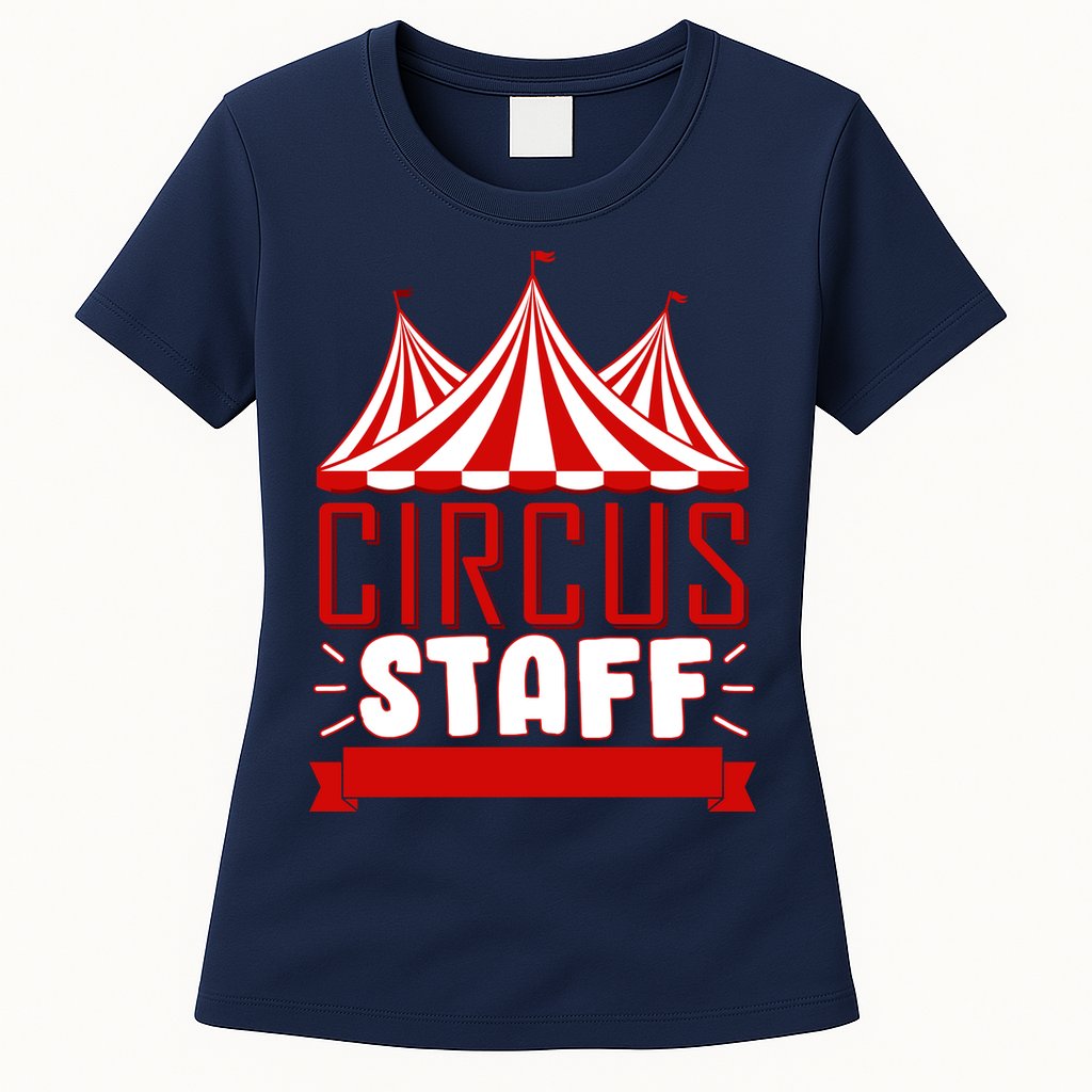 Circus Staff Funny Clown Movie Womens T-Shirt