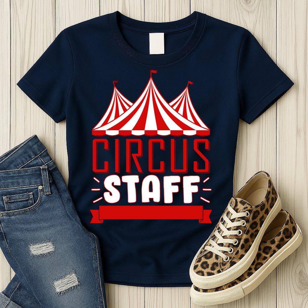 Circus Staff Funny Clown Movie Womens T-Shirt
