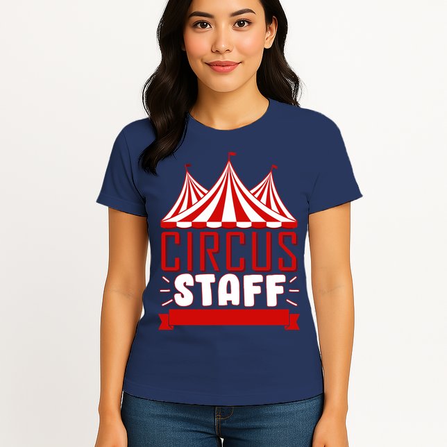 Circus Staff Funny Clown Movie Womens T-Shirt