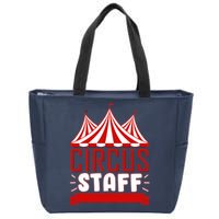 Circus Staff Funny Clown Movie Zip Tote Bag