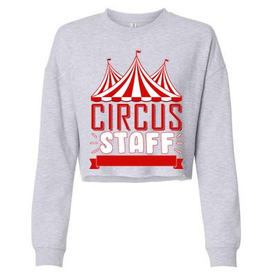 Circus Staff Funny Clown Movie Cropped Pullover Crew