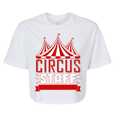 Circus Staff Funny Clown Movie Bella+Canvas Jersey Crop Tee