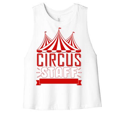 Circus Staff Funny Clown Movie Women's Racerback Cropped Tank