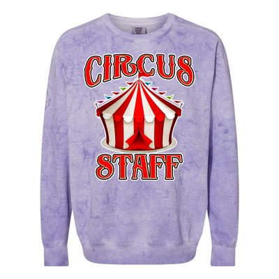 Circus Staff Tent Colorblast Crewneck Sweatshirt