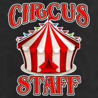 Circus Staff Tent 7 Panel Mesh Trucker Snapback Hat