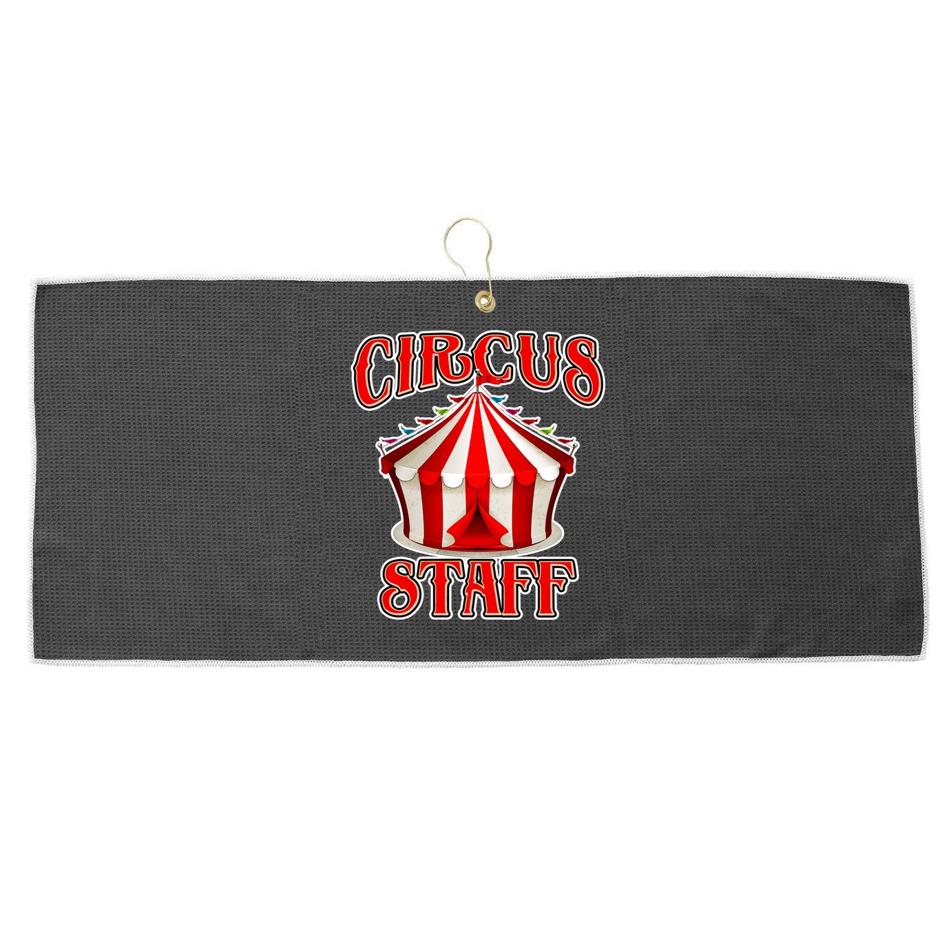 Circus Staff Tent Large Microfiber Waffle Golf Towel